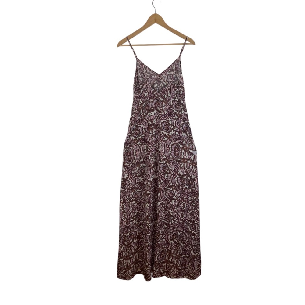 FOR LOVE & LEMONS Romy Tank Dress Lilac Paisley Maxi Dress Sz. XS - Picture 10 of 14